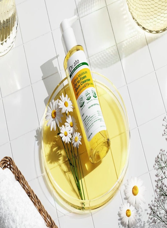 Dr.ato)Ultra Moisture Oil to Foam Cleanser 250ml, Moisture Mild Cleanser - Image 3